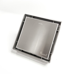 Phễu thoát sàn chống mùi hôi, ga thoát sàn RANCO 12cm inox 304 ngăn rác, thoát nước nhanh RO-453G