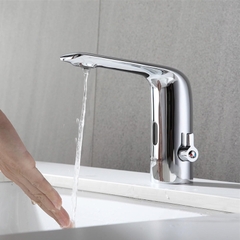 Bộ vòi chậu rửa tay cảm ứng nóng lạnh RC - 1205