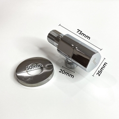 Van khóa đường nước, van chia nước chữ F RC-01