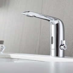 Bộ vòi chậu rửa tay cảm ứng nóng lạnh RC - 1205