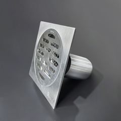 Ga thoát sàn inox 304 phi 60 phù hợp ống 76, 90, 110mm RC-255E