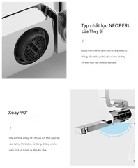 BỘ SEN CÂY TẮM ĐỨNG NÓNG LẠNH RANCO RC-B23 – VUÔNG HIỆN ĐẠI, SANG TRỌNG, TIỆN NGHI