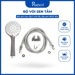 Bộ vòi hoa sen dây Inox 304 FSI 013