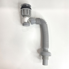 Xi phông chậu rửa tay xả nhấn mặt inox RC-903