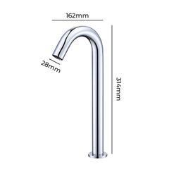 Bộ vòi chậu rửa tay cảm ứng 1 đường lạnh RC - 150C