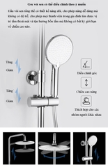 CÂY SEN TẮM ĐỨNG NÓNG LẠNH RANCO RC-J86 – THIẾT KẾ HIỆN ĐẠI, CHẤT LƯỢNG CAO