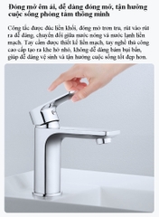 VÒI CHẬU VUÔNG NÓNG LẠNH RANCO RC-277 – MẠ CHROME SÁNG BÓNG