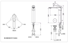 VÒI CHẬU CAO NÓNG LẠNH RANCO RC-R43 – MÀU XÁM SÚNG TĨNH ĐIỆN 4 LỚP