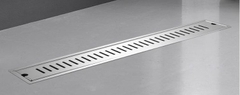 Phễu thoát sàn chữ nhật RANCO chất liệu inox 304 dài 60 cm, rộng 10 cm, phi 45 RO - 284A