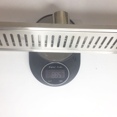 Phễu thoát sàn chữ nhật RANCO chất liệu inox 304 dài 30 cm, rộng 10 cm, phi 45 RO - 281A2