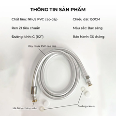 Bộ vòi hoa sen dây Inox 304 FSI 011