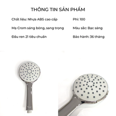 Bộ vòi hoa sen dây Inox 304 FSI 011