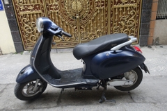 XE MÁY ĐIỆN NIJIA VESPA MÀU XANH THAN. 90%