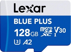 Thẻ nhớ Lexar BLUE PLUS microSDXC UHS-I Card, C10, U3, V30, A2, Up to 100MB/s - 128GB