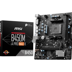 Mainboard MSI B450M-A PRO MAX II (Hàng Chính Hãng)