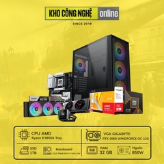 PC KCN Gaming RYZEN 9 9950X / 32G DDR5 / RX 7800 XT 16G