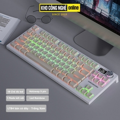 LANGTU LT84 PRO - Bàn Phím Cơ Led RGB LANGTU LT84 PRO Có Màn Hình Led Và Núm Tùy Chỉnh