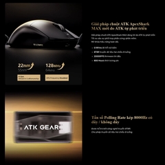 Chuột Không Dây Gaming ATK A9 Ultimate+