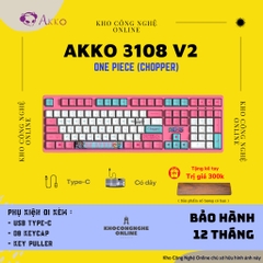 Bàn phím cơ AKKO 3108 v2 One Piece chopper (Akko switch v2)