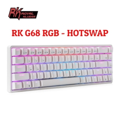 Bàn phím Royal Kludge RK G68 RGB Bluetooth 5.0 và Wireless 2.4G (HOTSWAP)