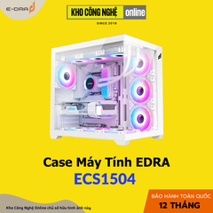 Vỏ Case máy tính EDRA ECS1504 - Trắng
