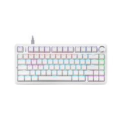 Bàn Phím Cơ Gaming Aula F75 Contour White