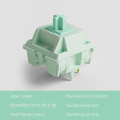 Bộ Switch Akko Botany ( 5 pin / 45 switch)