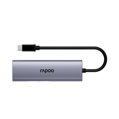 Hub chuyển đổi RAPOO XD51 5in1 - Type C to HDMI 4K, USB 3.0, Type c, PD