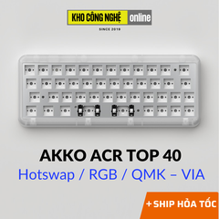 KIT bàn phím AKKO ACR TOP 40 (Hotswap / RGB / Top-mount / South-Facing / QMK – VIA) - Hàng Chính Hãng