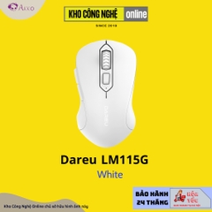 Chuột không dây DAREU LM115G Black / White / Pink