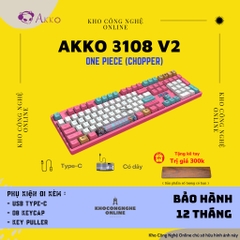 Bàn phím cơ AKKO 3108 v2 One Piece chopper (Akko switch v2)