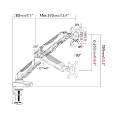 Giá Treo / ARM màn hình E-Dra EMA7301