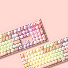 Bàn phím cơ MonsGeek MG108B – Piggy Party Cute (Multi-modes / Hotswap / RGB / Piano v3 switch)