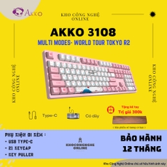 Bàn phím cơ AKKO 3108 – World Tour Tokyo R2 (Cherry switch)