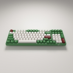 Bàn Phím Cơ Akko 3098B Matcha Red Bean (3 Chế độ kết nối / Led RGB / Hotswap / Switch Akko Piano Pro) - Hàng Chính Hãng