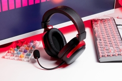 Tai nghe gaming Akko Verge S9 Ultra Black Red (Kết Nối Quad – Mode)