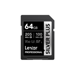 Thẻ nhớ SDXC Lexar Professional Silver Plus UHS-I U3 64GB 255MB/s LSDSIPL064G-BNNNG