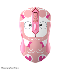 Chuột không dây DAREU LM115G Black / White / Pink