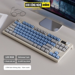 LANGTU LT84 PRO - Bàn Phím Cơ Led RGB LANGTU LT84 PRO Có Màn Hình Led Và Núm Tùy Chỉnh