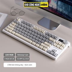 LANGTU LT84 PRO - Bàn Phím Cơ Led RGB LANGTU LT84 PRO Có Màn Hình Led Và Núm Tùy Chỉnh