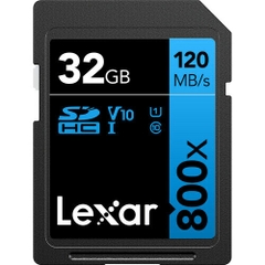 Thẻ nhớ Lexar 32GB High-performance 800x SDXC UHS-I U3 V30 (LSD0800032G-BNNNG)
