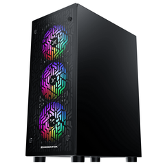 Vỏ Case Máy Tính XIGMATEK NYA 3F (EN49523) - ATX, 2 SIDE TEMPERED GLASS, KÈM 03 FAN XIGMATEK X22F (Hàng Chính Hãng)