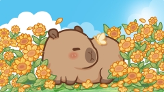Pad chuột / Bàn di chuột / Lót chuột Akko Capybara