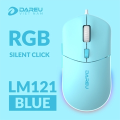 Chuột gaming DareU LM121 (Led RGB, Silent Click, DPI 1000 - 6400)