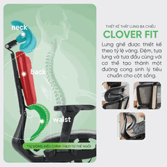 Ghế Công Thái Học Upgen Revolution 2025 - Thiết kế 3 vùng độc lập, tựa đầu 4D, lưới Matrex thoáng mát (Hàng chính hãng)