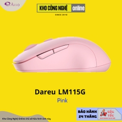 Chuột không dây DAREU LM115G Black / White / Pink