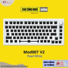 Kit bàn phím cơ AKKO Designer Studio MOD007 v2 | MOD007 v3 (Mạch Xuôi / Flex-cut / Gasket mount / South-Facing)