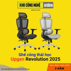 Ghế Công Thái Học Upgen Revolution 2025 - Thiết kế 3 vùng độc lập, tựa đầu 4D, lưới Matrex thoáng mát (Hàng chính hãng)