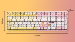 Bàn phím AKKO 3108RF V3 Yier and Bubu Yellow