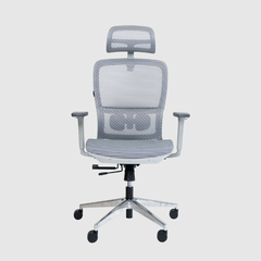 Ghế Công Thái Học Gami Lum2 - Bản Kê Tay 2D / Xám ( Không Chân Gác)